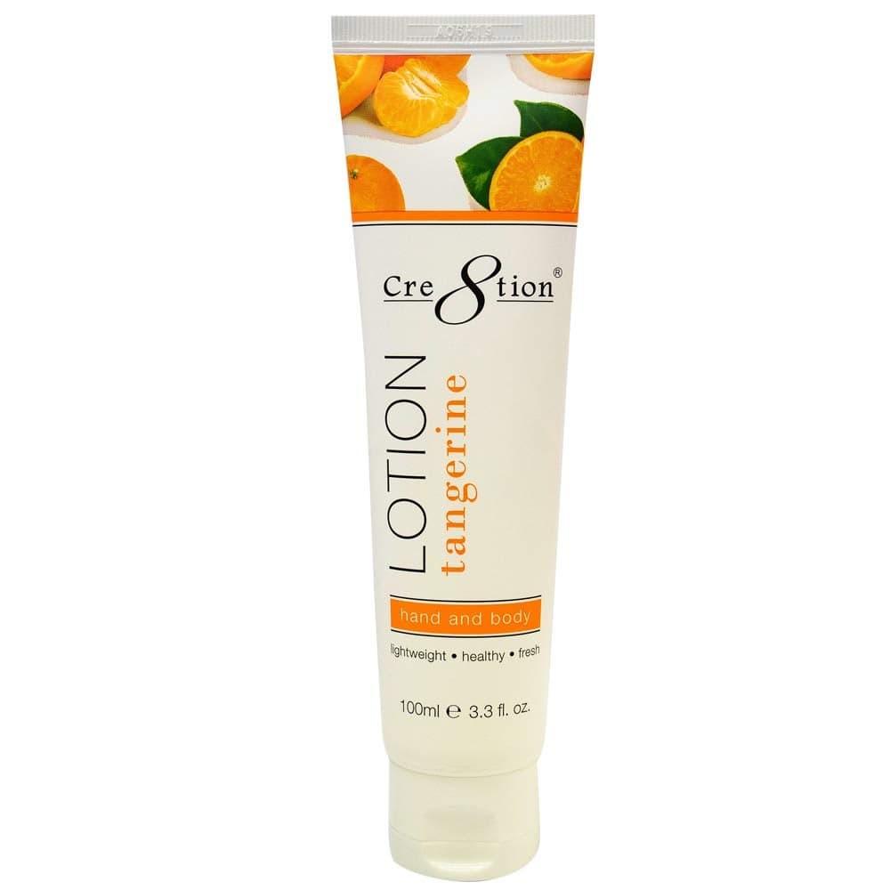 Cre8tion Spa Hand & Body Lotion Nourishing Skin Lotion Moisturizer From Dryness and Flaking 100 ml/fl. 3.3 oz (Tangerine)