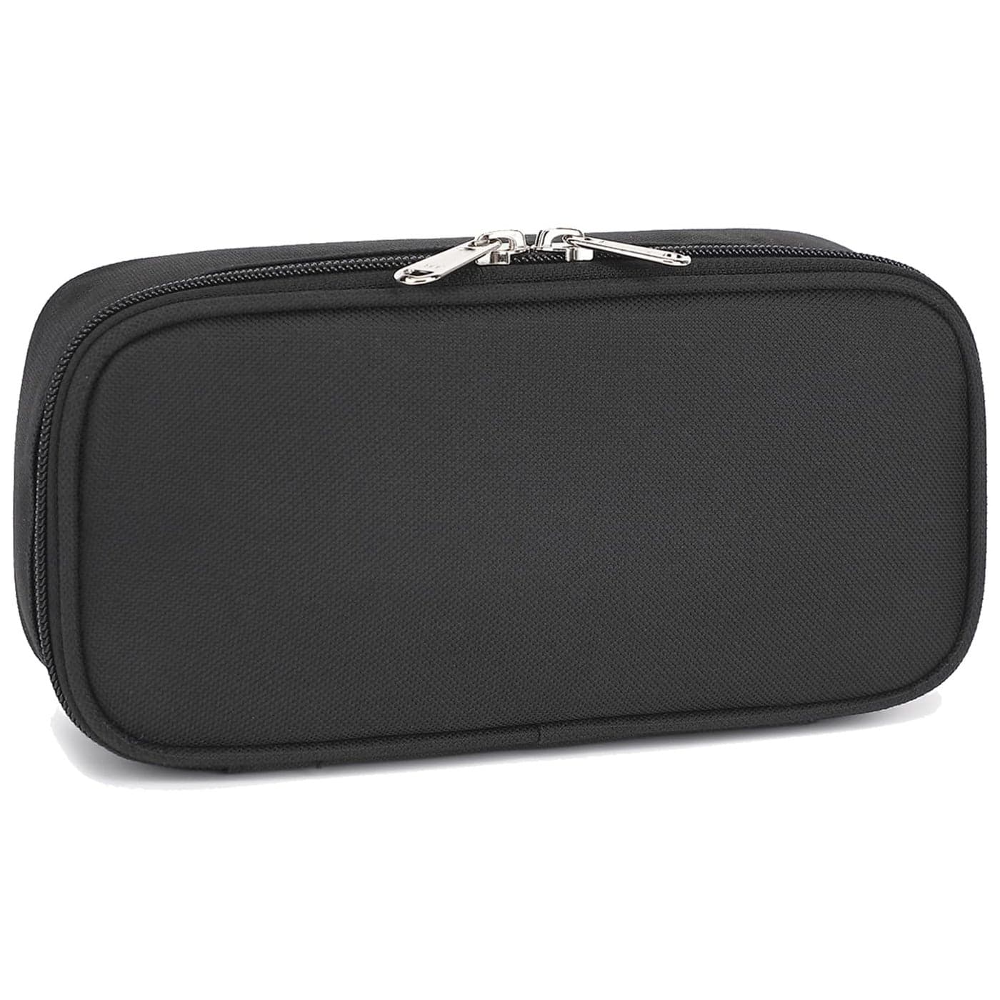 FlowFly Large Capacity Pencil Case for Kids Boys Girls Zippered MultiFunctional Pen Pouch Soft Portable Pencil Bag for School Teens Students Black