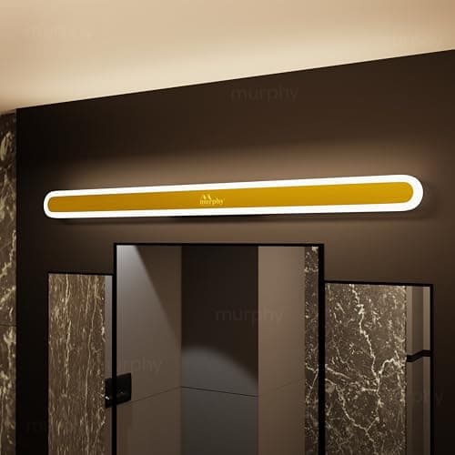 Murphy LumaLine TrioGlow 15W Premium LED Mirror Wall Bathroom Light - with 3-in-1 Colour Cool White/Warm White/Natural White Linear Bar (Pack of 3)