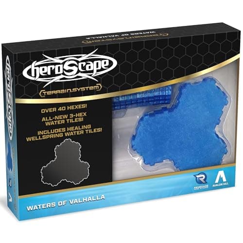 Renegade Heroscape Waters of Valhalla Terrain Expansion New Tiles Build Customize New Environments Over Which to Battle for Valhalla Ages 14