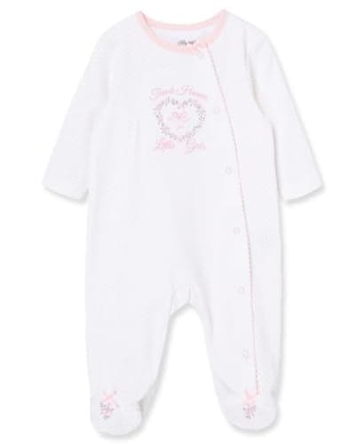Little Me Baby Girl Newborn Thank Heaven Footie, Pink, Newborn