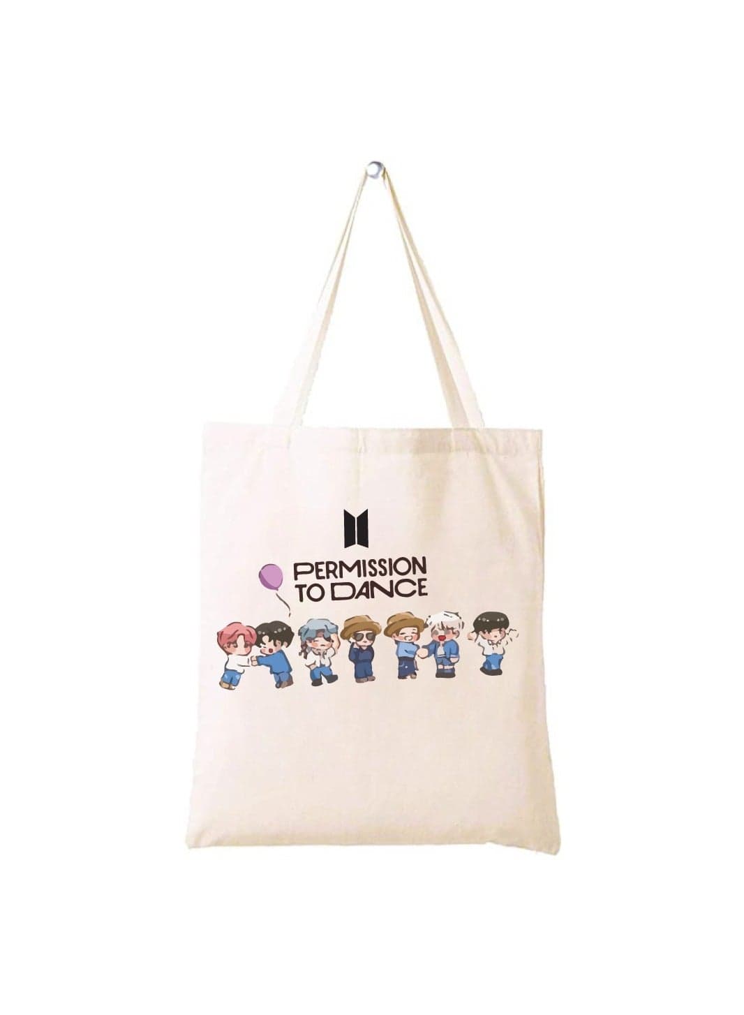 BTS - Cotton bags - Reusable cotton bags - Eco Friendly - Light Weight - For grocery, school, office, Travel