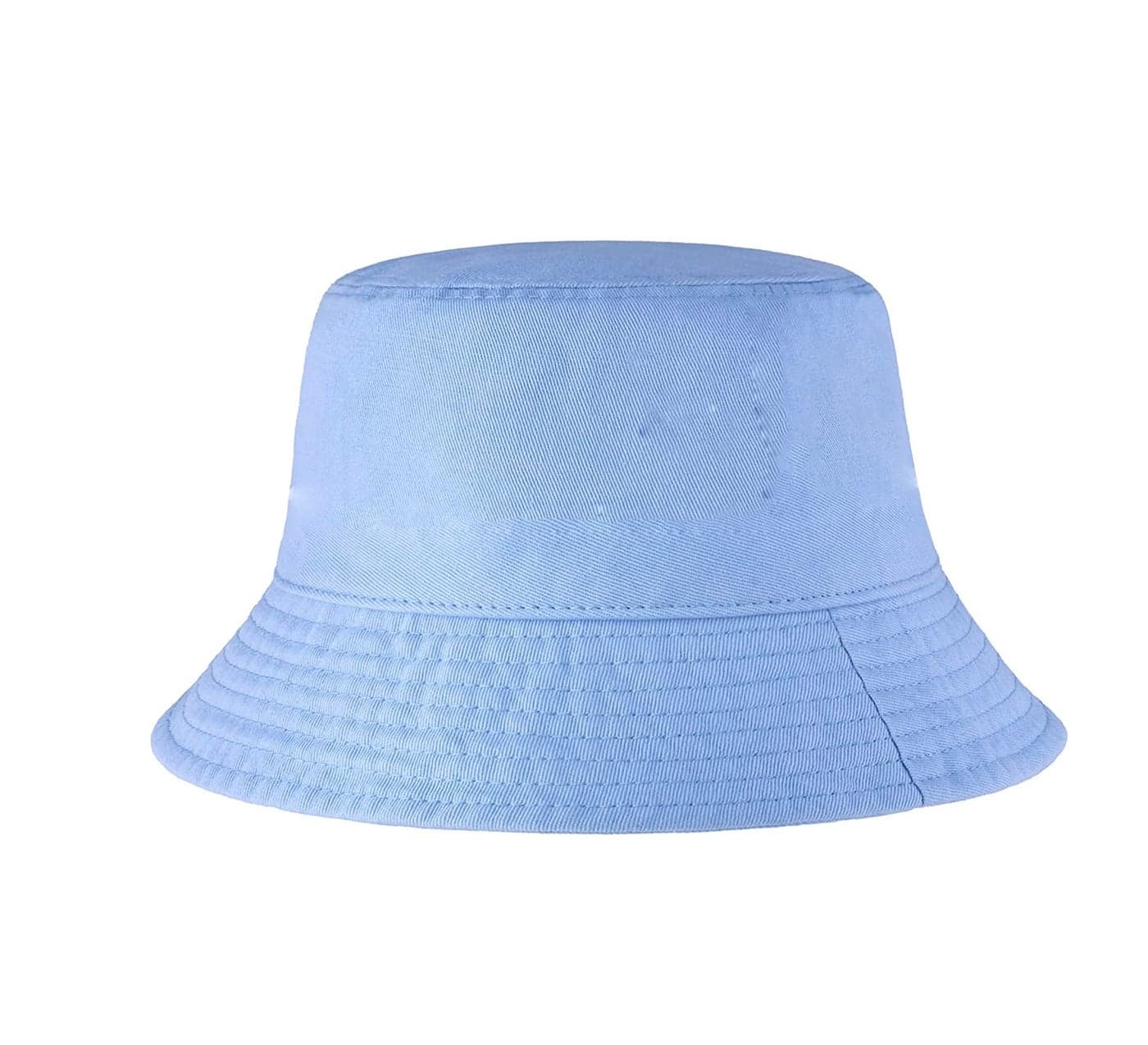 INFISPACE Unisex-Child Kid'S Cotton Bucket Sun-Hat For Sun Protection (Size: 21 Inches, Age: 3-7 Years) (Sky Blue)