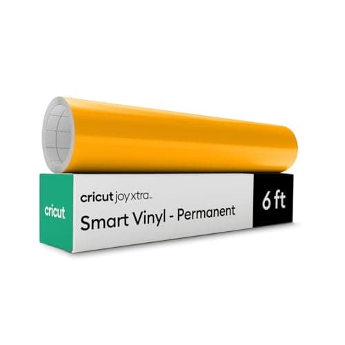 Cricut Smart Permanent Vinyl for Joy Xtra Machine Maize Yellow 95in x 6ft Roll