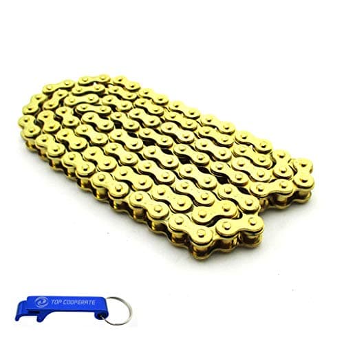 TC-Motor Gold 420 Chain 104 Links For 110cc 125cc Engine Pit Dirt Motor SSR SDG Trail Bike ATV Quad Motorcycle XR CRF 50cc 70cc XR50 PW80