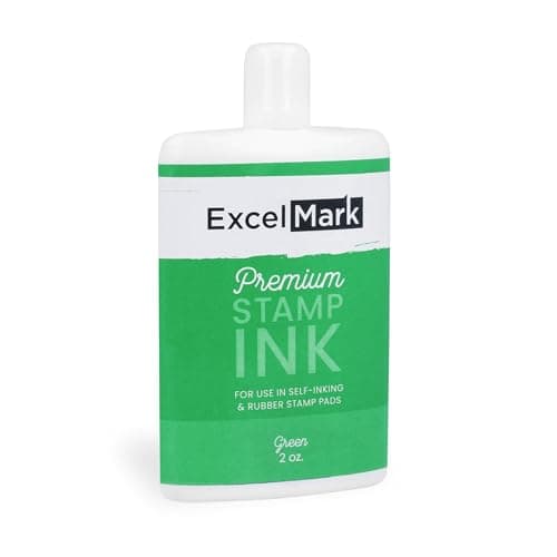 Self Inking Stamp Refill Ink - 2 oz. - Green Ink