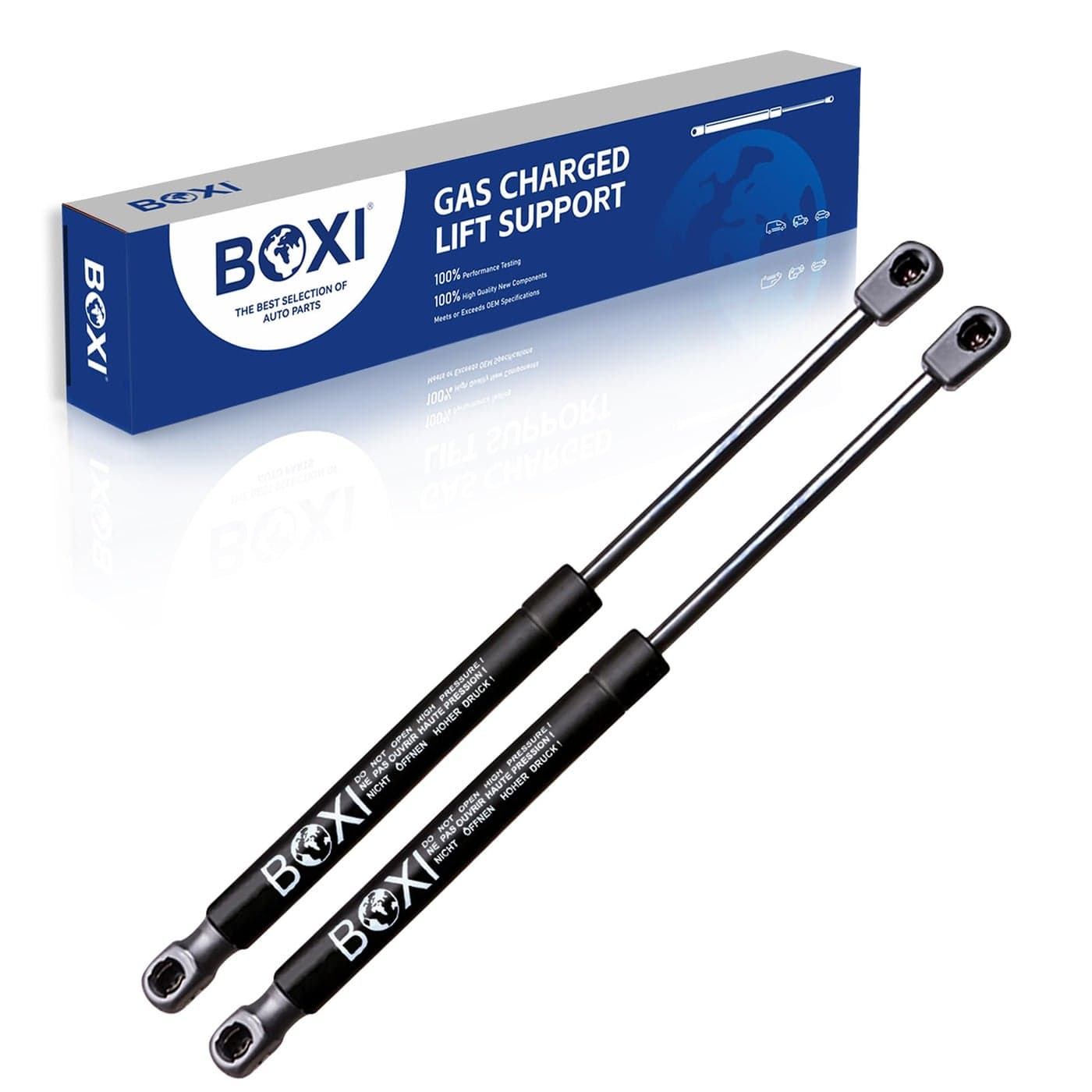 BOXI 2pcs Tailgate Gas Charged Lift Support Struts for AUDI A4 Wagon Power Liftgate 20072015 Replaces 8K9827552A