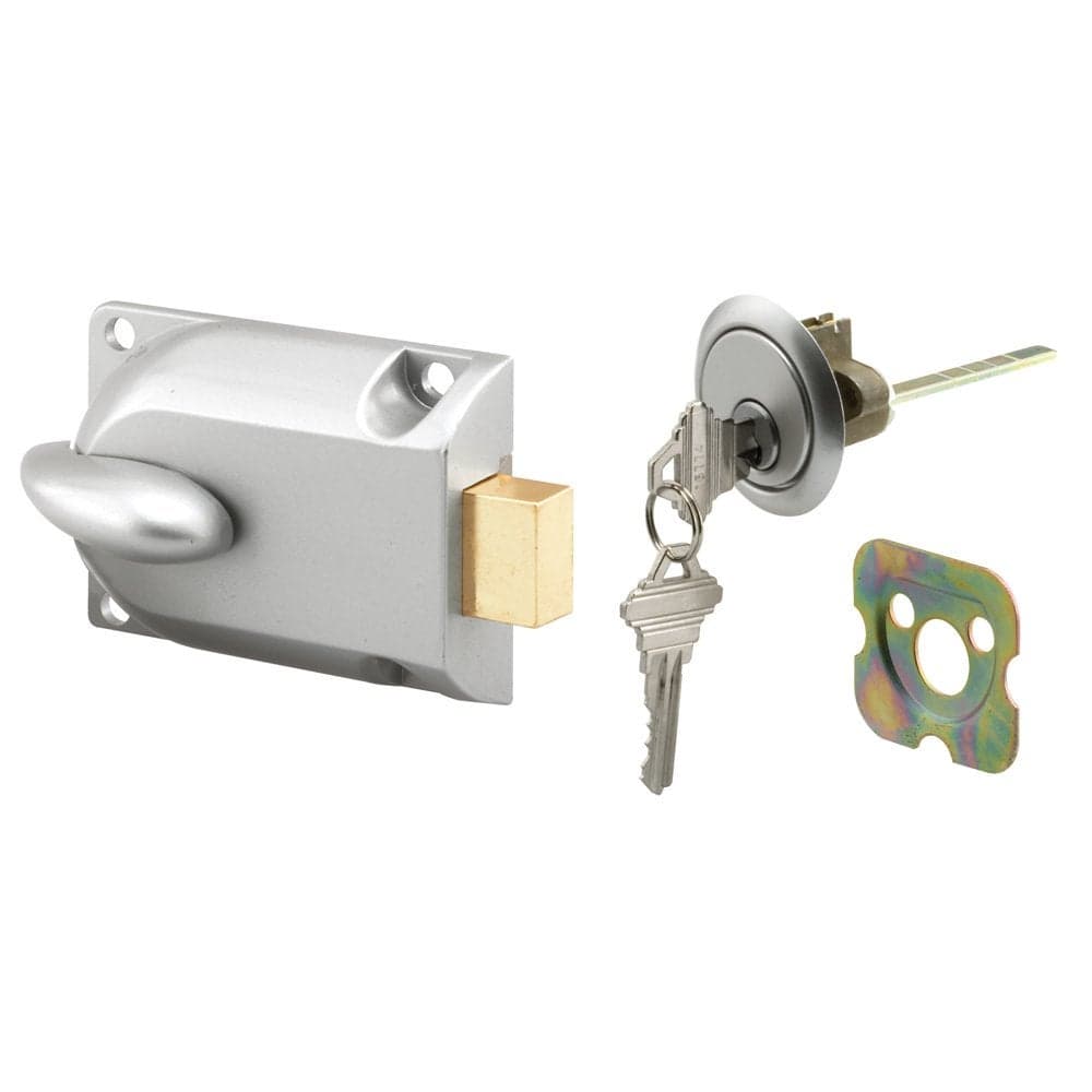 PrimeLine GD 52119 Diecast Painted Aluminum Center Mount Deadbolt Lock with Keyed Cylinder Single Pack