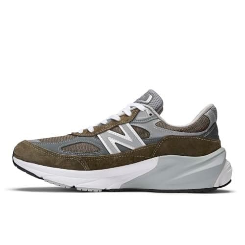 New Balance Unisex Made in USA 990 V6 Sneaker OliveGrey 75 US Men