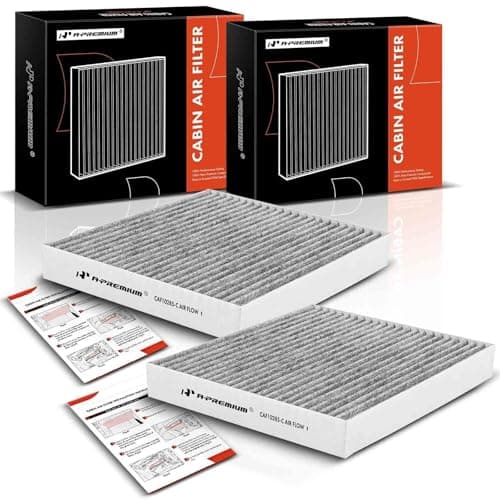 A-Premium 2-PC Cabin Air Filter with Activated Carbon, Compatible with Toyota Camry, RAV4, Highlander, Corolla, 4Runner, Tundra, Prius, Sienna & Lexus & Scion & Subaru & Jaguar