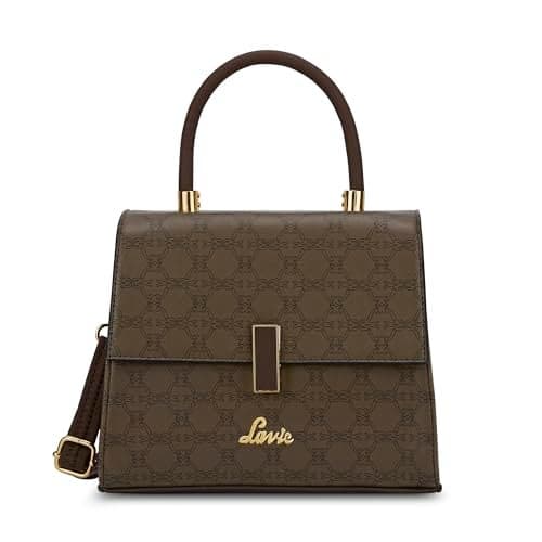 Lavie Women's Monoprint Gypsy Flap Satchel Bag | Satchel Handbag for Work | Ladies Purse | Stylish Shoulder Bag | Gift for Women