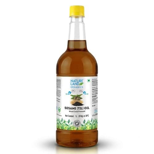 Natureland Organics Sesame Oil 1 Ltr - Cold Pressed
