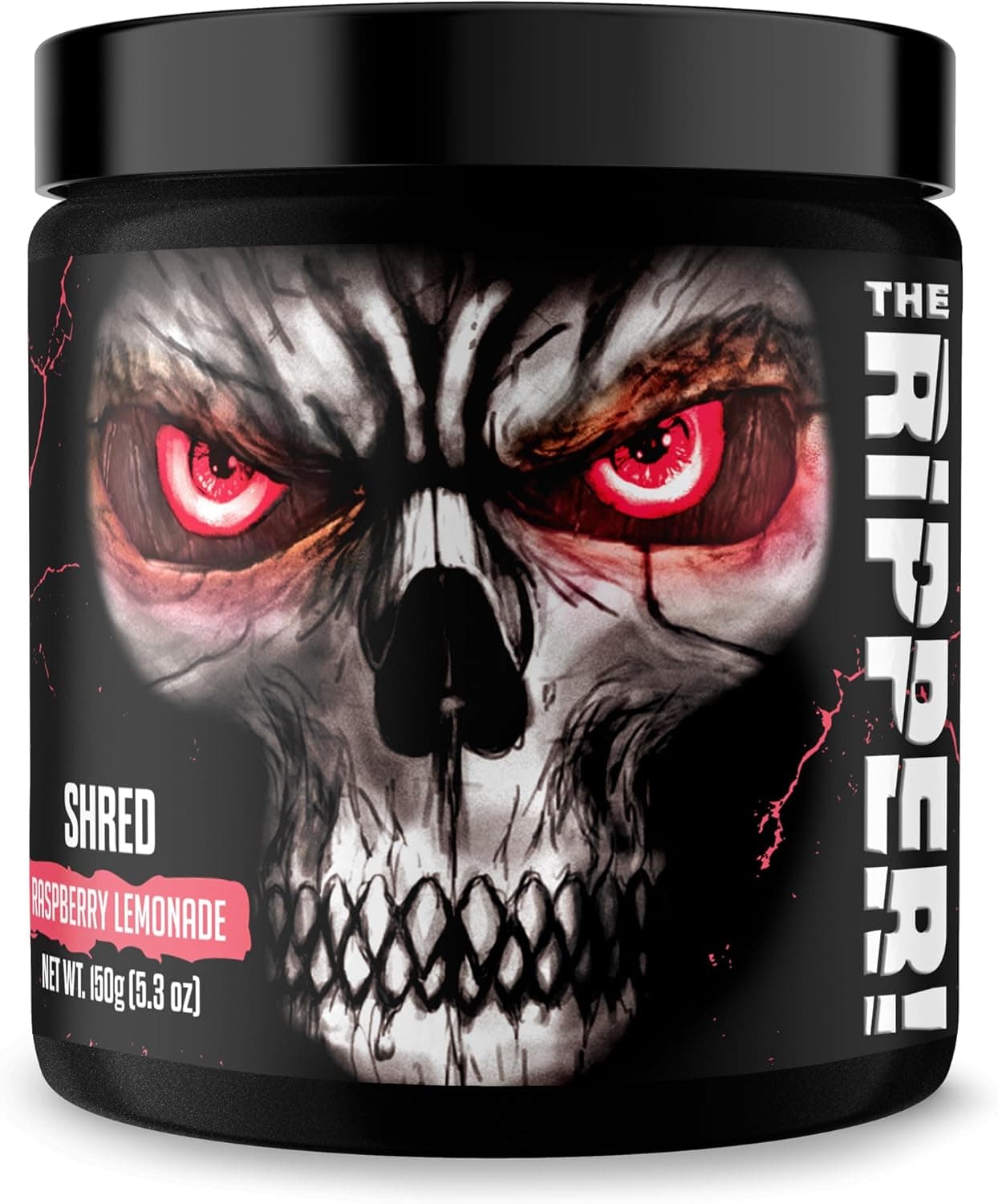 JNX SPORTS The Ripper Shredding Thermogenic Fat Burner Raspberry Lemonade 30 Servings Advanced Fast Acting Thermogenic PreWorkout Appetite Suppressant for Men Women