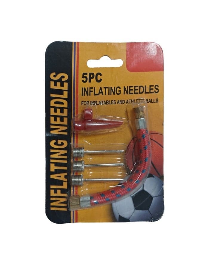 The inflatable needle and air tube set includes durable metal needles and essential inflatable accessories, suitable for most air pumps.