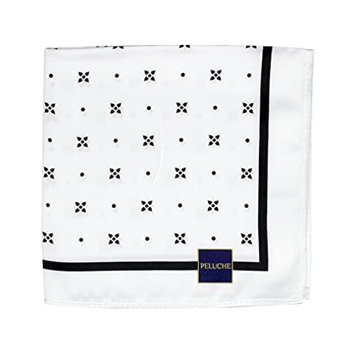 Peluche Floral Polka Dots Pocket Square For Men