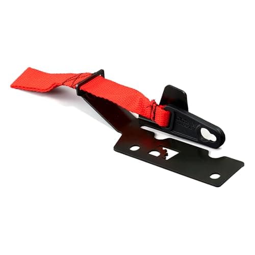 BuiltRight Industries Rear Seat Release for 2009–2025 Ford F-150, F-250, F-350, F-450 & Raptor – SuperCab & SuperCrew - Red Strap, Made in USA