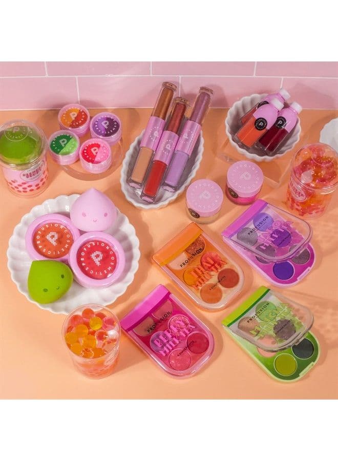 Water Activated Liner Duo- Two-Tone Liners Included Refillable Water Brush (Berry)