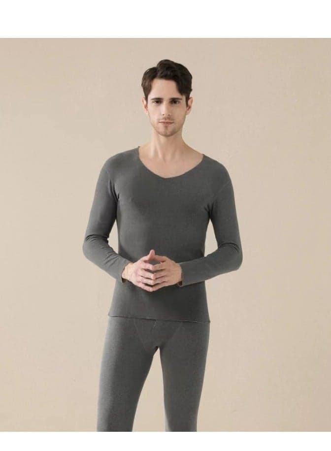 Trackless Mulberry Silk Thermostatic Warm Long Johns Suit