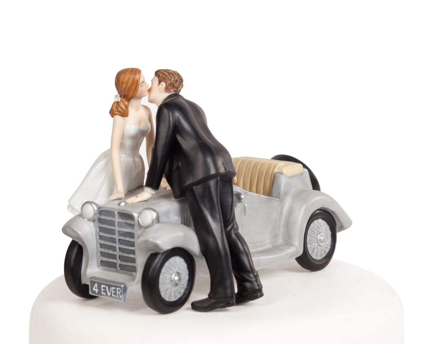 Wedding Collectibles "I'll Love U 4 EVER" Car Wedding Cake Topper