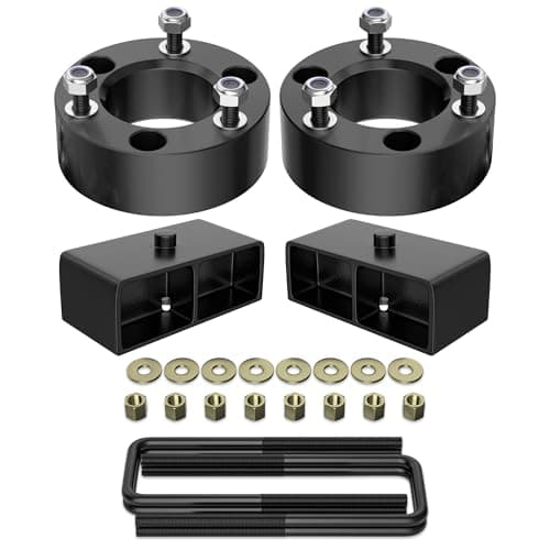 Leveling Lift Kit for 2007-2023 Silverado 1500 Sierra 1500,3 inch Front and 2 inch Rear Strut Spacers Leveling Kit for 2007-2023 Silverado 1500 Sierra 1500