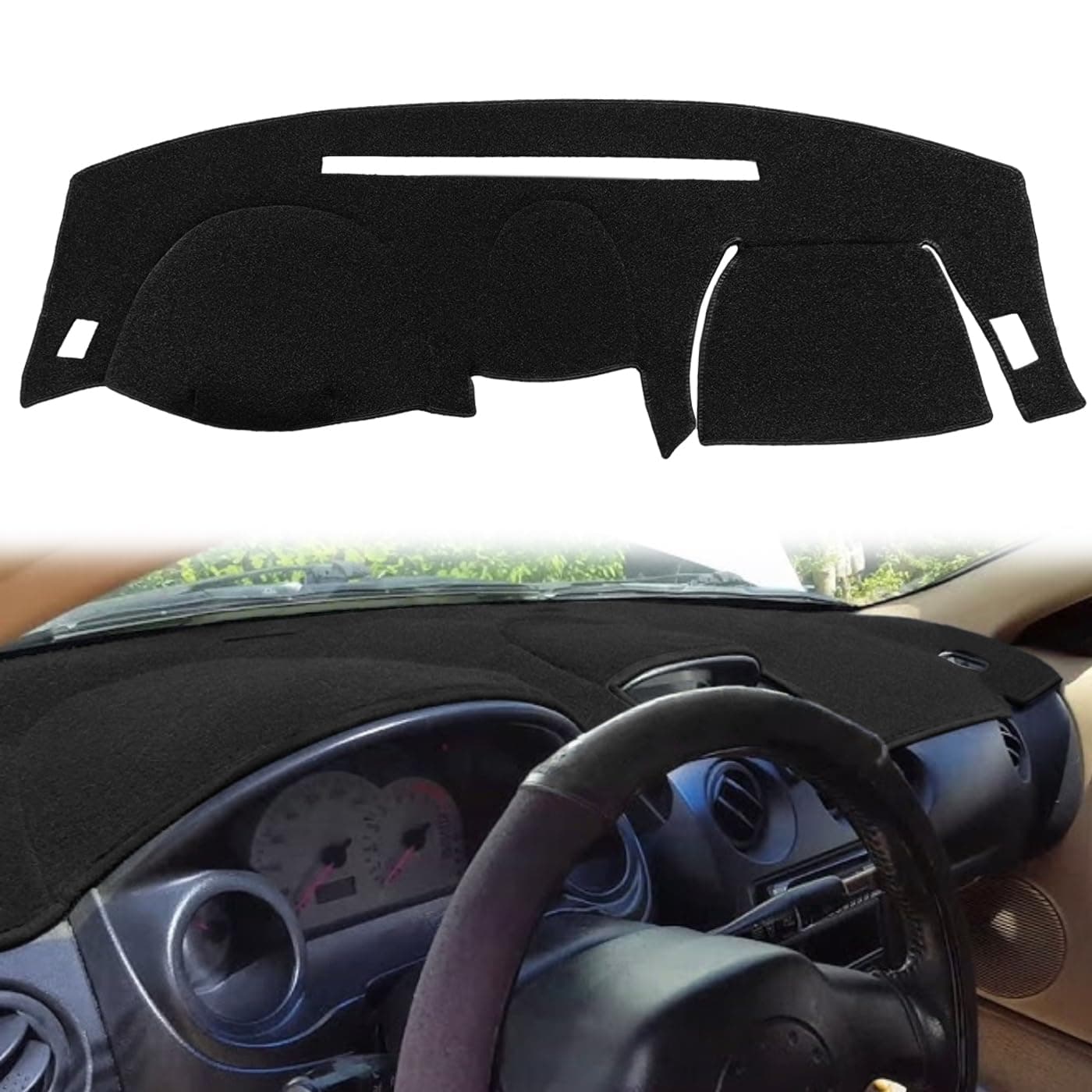 Dash Cover Mat Custom Fit for Mitsubishi EclipseEclipse SpyderChrysler SebringDodge Stratus Dashboard Cover Pad Carpet Protector F112