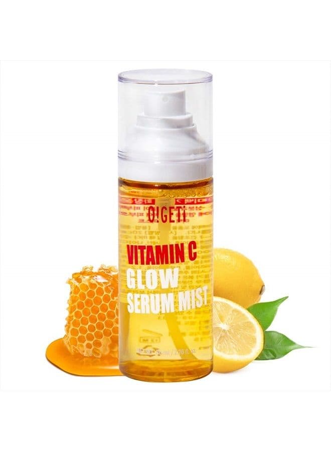 Vitamin C Serum Mist | Vitamin C, Hyaluronic acid, Moisturizing mist for face, all skin type, Korean skincare, for men and women, 2.70 Fl.Oz (80ml)