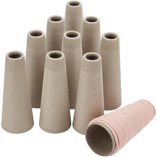 PH PandaHall 10pcs Wool Winding Tube Yarn Ball Winding Tube Kitting Winder Weave Tube Yarn Organizer Storage Weave Tube Cardboard Tube DIY Knitting Tube for Sewing Accessories 7x28inch