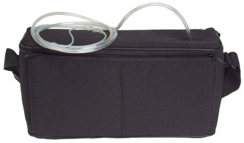 Drive Medical OP-150T Oxygen Cylinder Carry Bag, Black, Horizontal Bag
