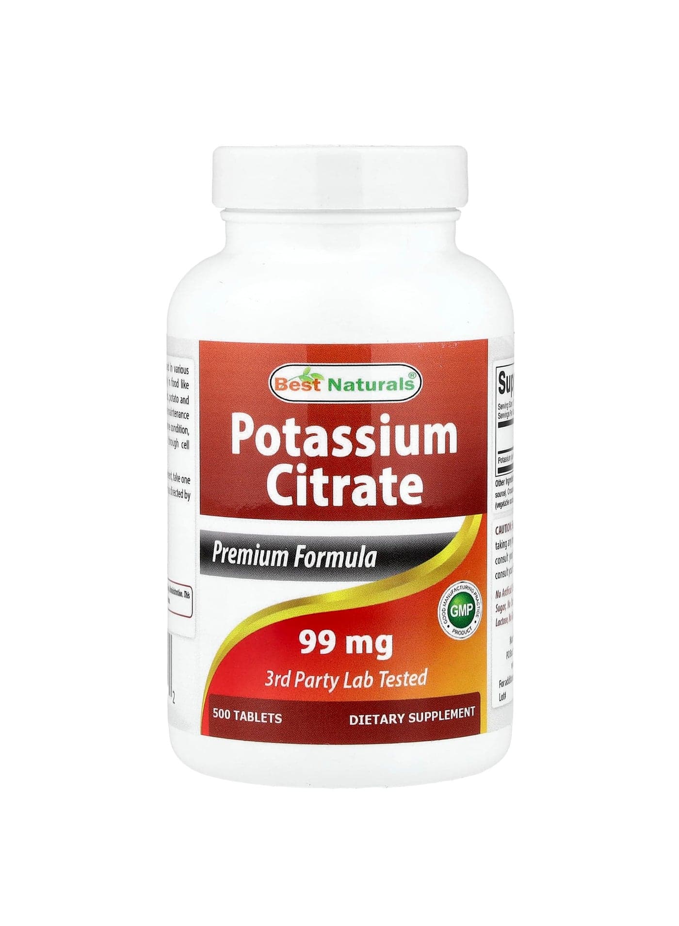 Potassium Citrate, 99 mg, 500 Tablets