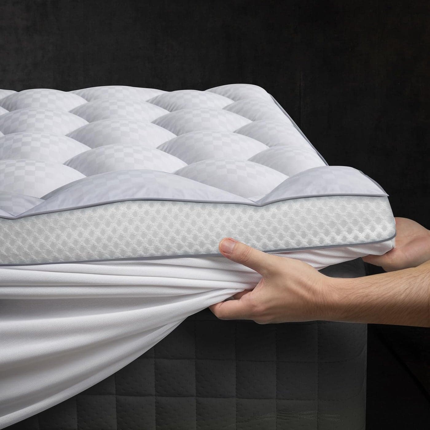 3 Inch UltraFluffy Memory Foam Mattress Topper Twin for Back Pain Extra Soft Pillow Top Twin Mattress Topper with 4X Support Mattress Pad with Breathable Air Mesh Sides 621 Deep Pocket