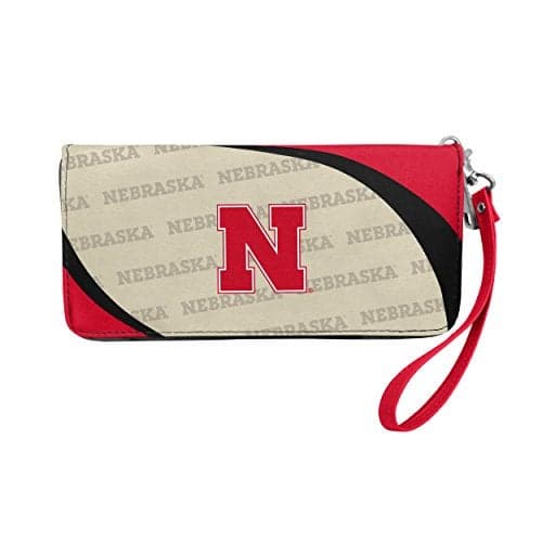 Littlearth NCAA Nebraska Cornhuskers Curve Zip Organizer Team Color 8 x 4 x 1