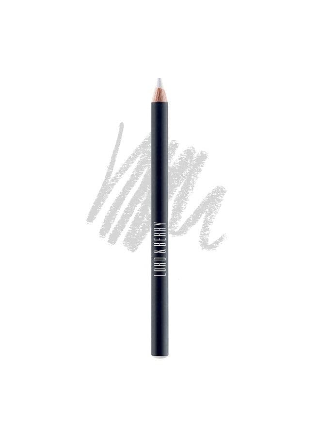 Lord & Berry SILK KAJAL Kohl Eyeliner Pencil, Long Lasting Soft Gel based Eye Liner for Women With Smudgeable Semi-Matte Finish, Ophthalmologically Tested & Cruelty Free Makeup, White