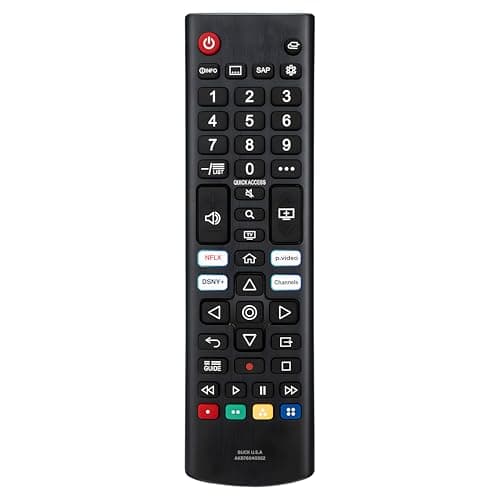 AKB76040302 LG TV Remote Control Replacement for Smart TV - Easy Setup Remote, Streaming Shortcuts - Works with LG 4K, UHD, LED, OLED Smart HDTV Models (AKB75095307, AKB74915305, AKB75855501)