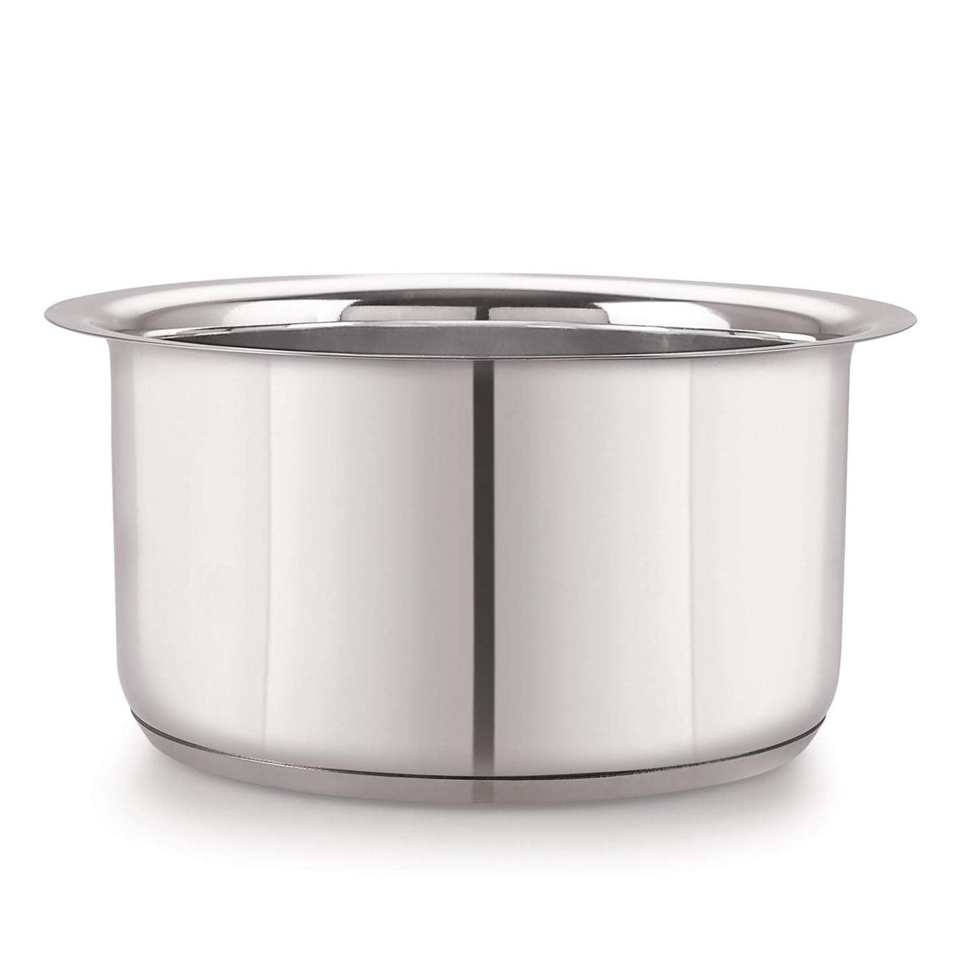 Stainless Steel Induction Flat Bottom Tope 400 ml Silver