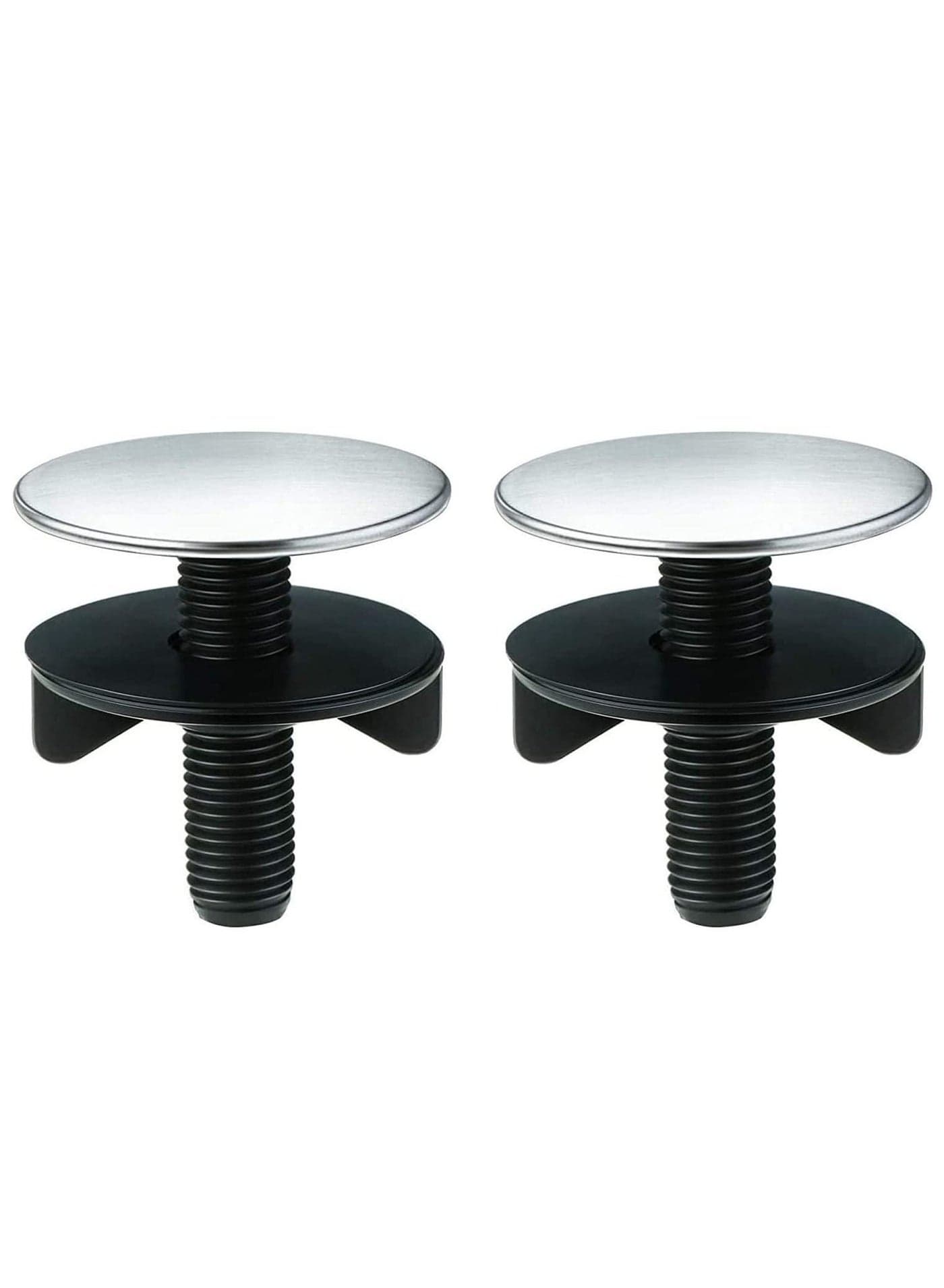 2 Pack Kitchen Sink Hole Cover Stainless Steel Faucet Cover, Tap Plate Stopper Blanking Metal Plug, Plug
