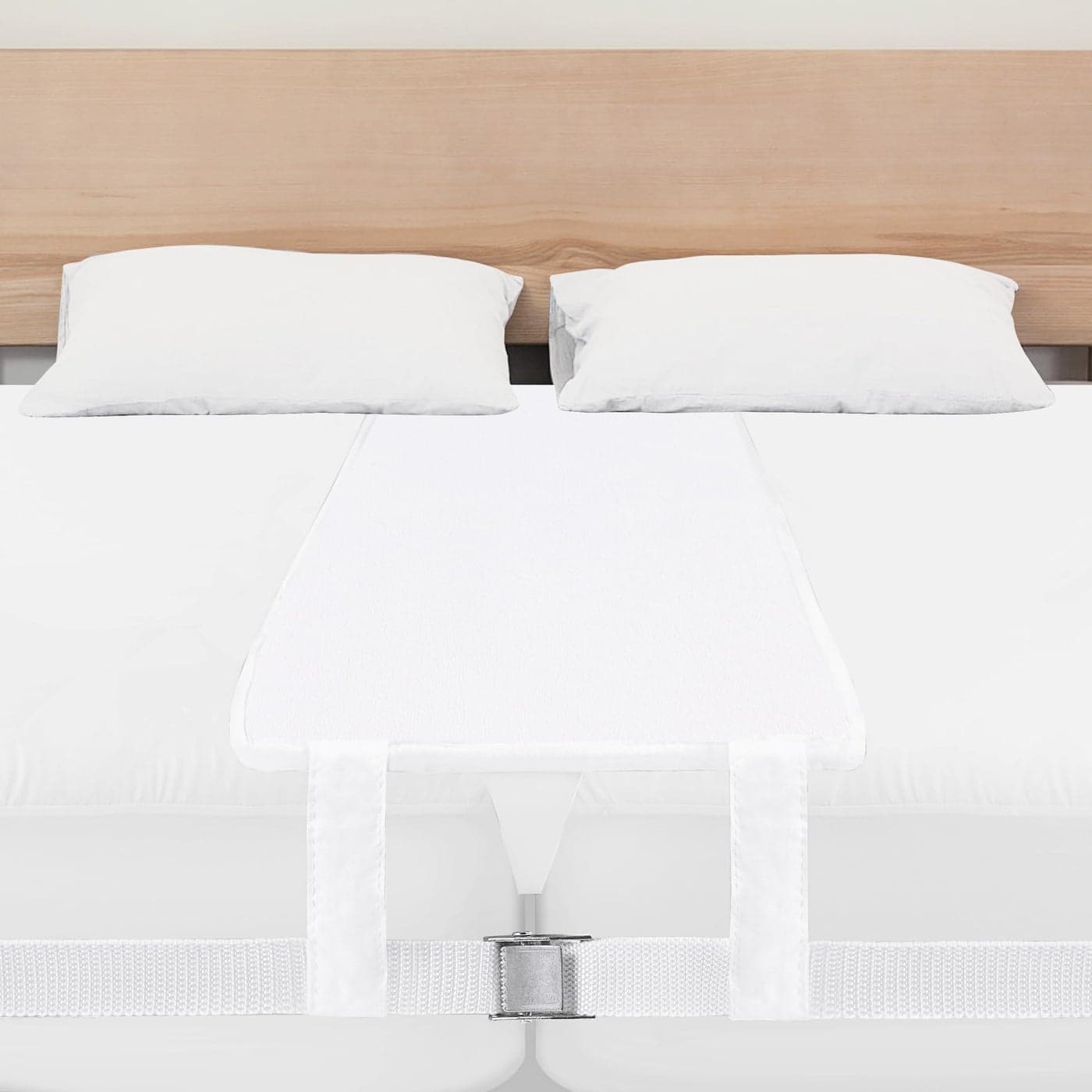 Ruili Bed Bridge Twin to King Converter Kit Mattress Connector with Strap Extra Wide Soft Bed Gap Filler Adjustable Comfortable Connector Storage Bag Included Cotton