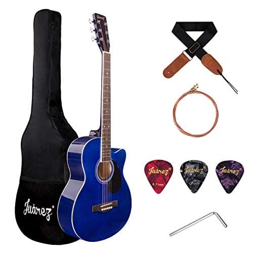 JUAREZ Basswood Arpeggio Guitar JRA39SR-BL, Blue