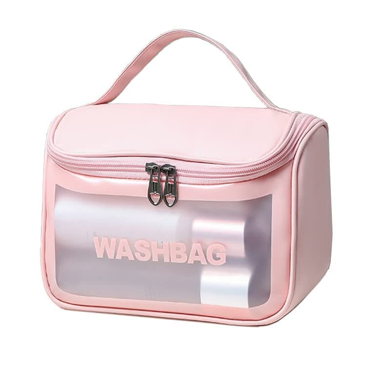 Atipriya Multi Functional Large Cosmetic Bag with Hook for Travel Makeup Organizer Cosmetic Pouch Household Grooming Kit Makeup Wash Bag for Women, Pack of 1