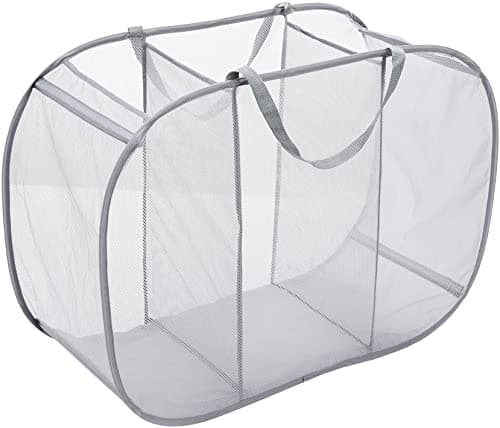 Whitmor Pop & Fold, Paloma Gray Laundry Sorter