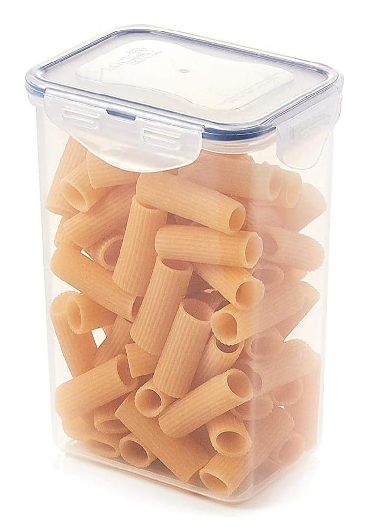 Airtight Tall Food Storage Container, Clear, Rectangular, 43.96-oz / 5.49-cup, HPL809