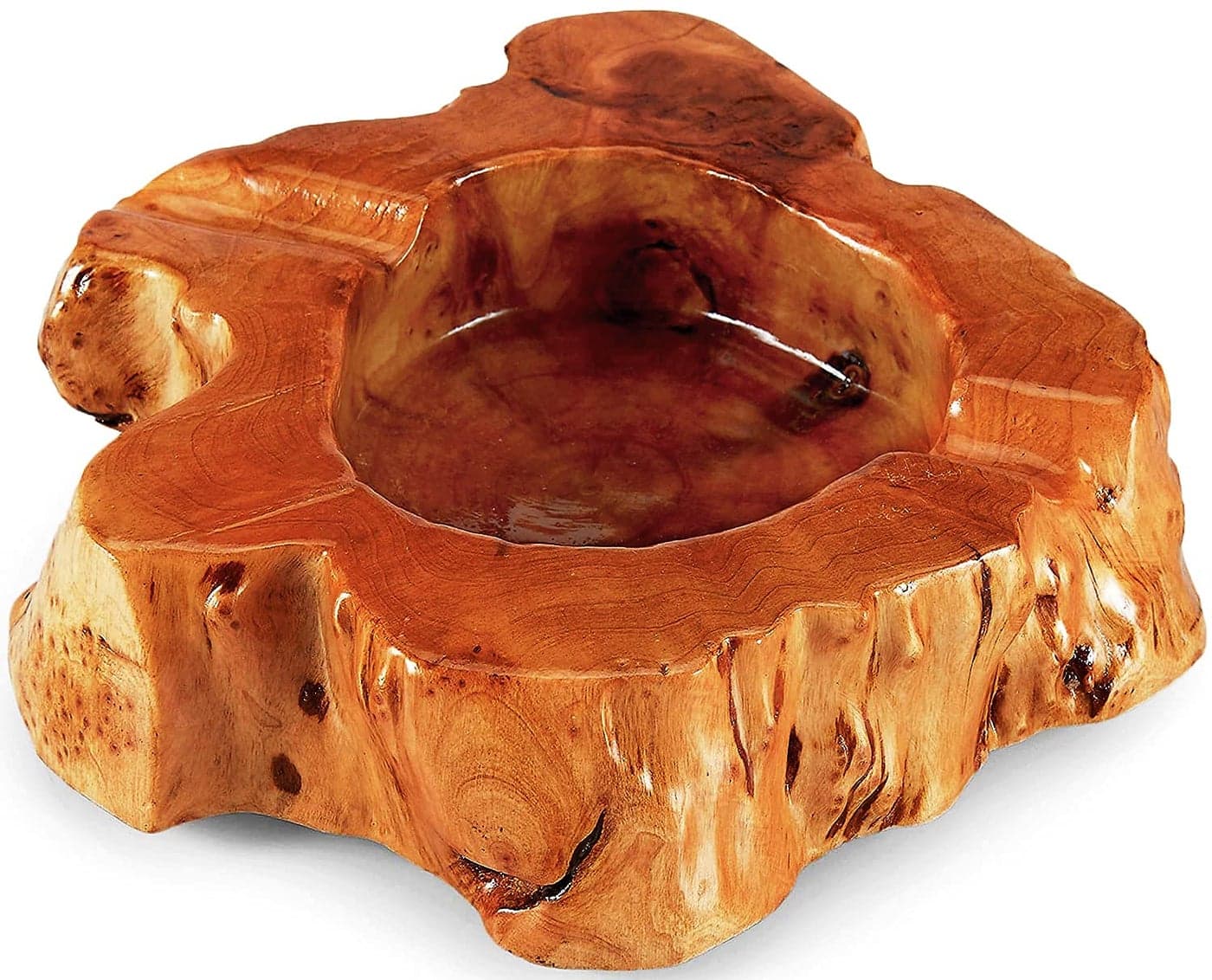 Wooden Cigar Ashtray Outdoor Indoor Ashtray and Great Gifts for Cigar Lovers, Smokers and Men Ash Tray Different Shapes and Random Delivery (2 Slots) (woods)