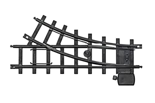 Lionel ReadytoPlay Left RightHand Interchange Model Train Track Pack Black 2Rail Plastic ReadytoPlay Expansion Track for BatteryPowered 124 Scale Train Sets Ages 4
