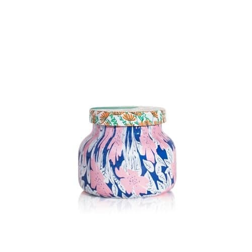 Capri Blue Scented Candles - Pattern Play Glass Jar Candles - Long Lasting Soy Wax Blend - Luxury Home Decor - Notes of Tropical Fruits & Sugared Citrus - Gifts for Women (Volcano, 8 oz)