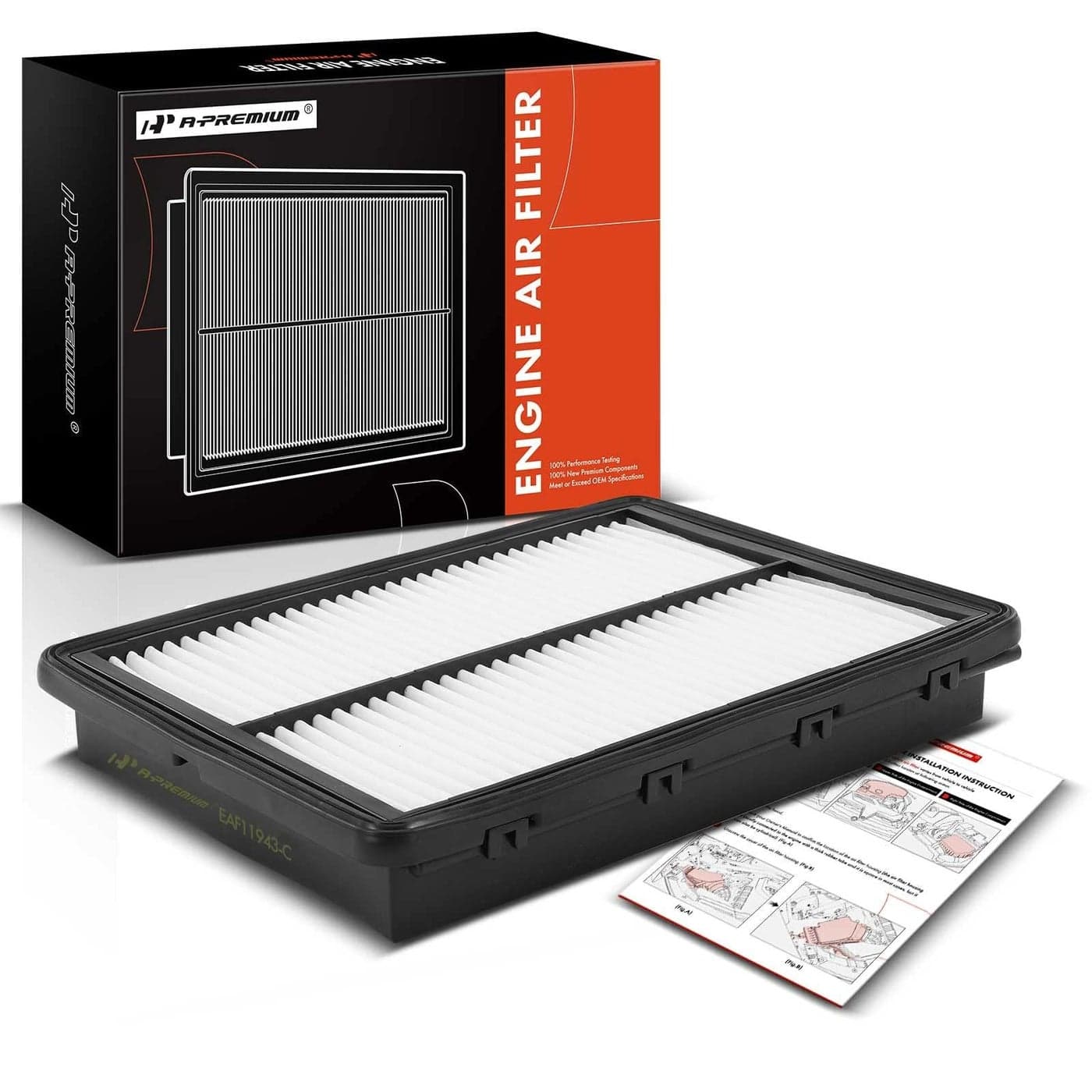 APremium Engine Air Filter Compatible with Hyundai Santa Fe 20192020 Palisade Santa Fe Sport Kia Sedona 20152021 Sorento 20162020 Telluride 20202023 Rigid Panel Replace 28113A9100