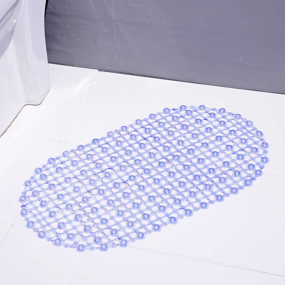NOHUNT Nonslip Soft Rubber Bath Mat for Bathtub and Shower, Anti Slip Bacterial Anti Bacterial Machine Washable PVC Bath Mat for Bathroom