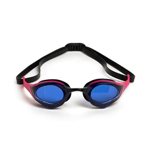 ARENA Unisex Cobra Edge Swipe Anti-Fog Racing Swim Goggles for Men and Women Polycarbonate Non-Mirror Lens, Blue Violet/Pink/Black