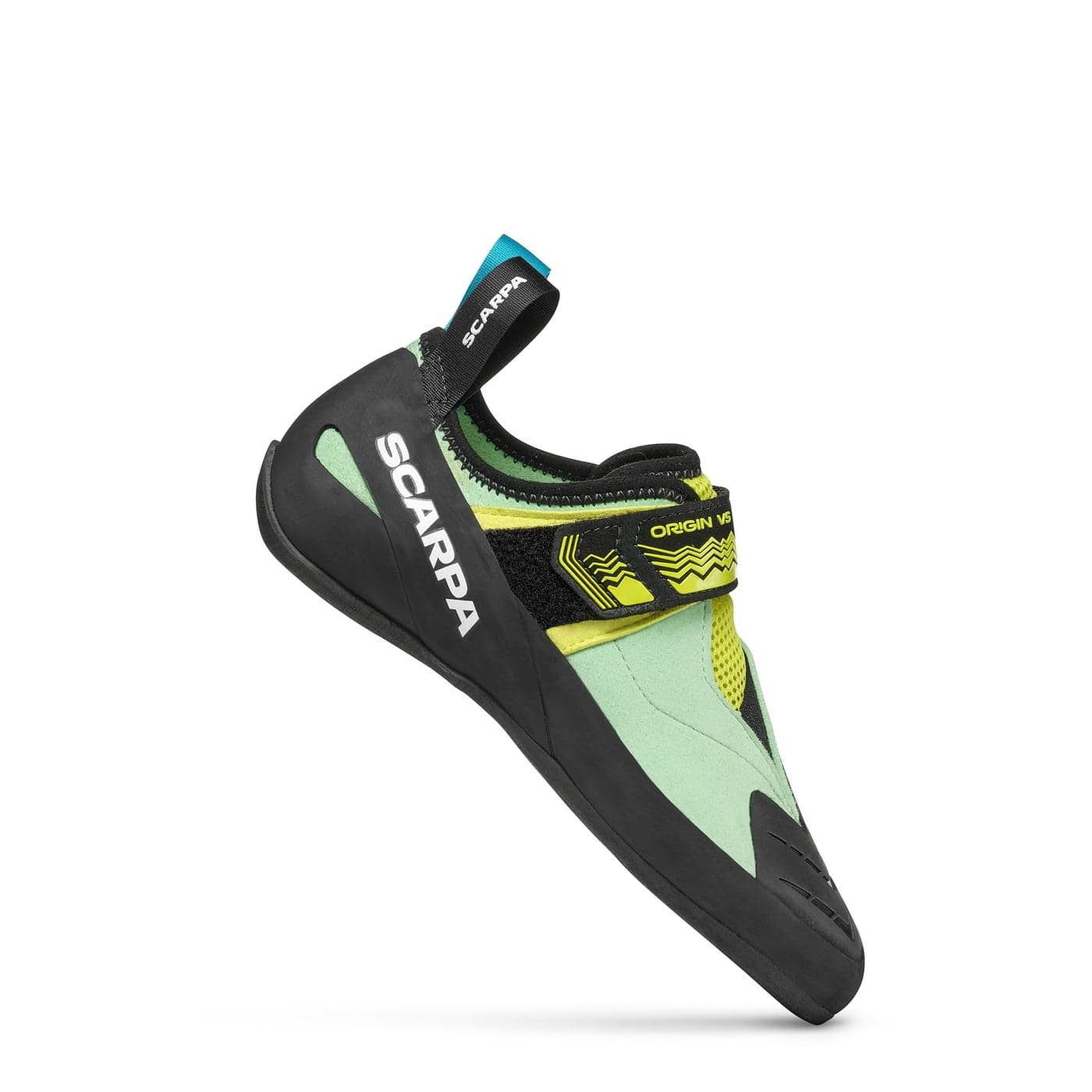 SCARPA Womens Origin VS Rock Climbing Shoes for Gym Bouldering Sport Climbing Pastel GreenLime 8 Women7 Men