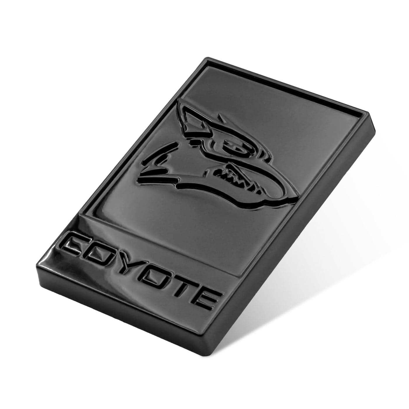Forten Kingdom 1PC Coyote Head Logo Fit for Car Body Fender Side Or Rear Trunk Emblem Badge Sticker Decal Black