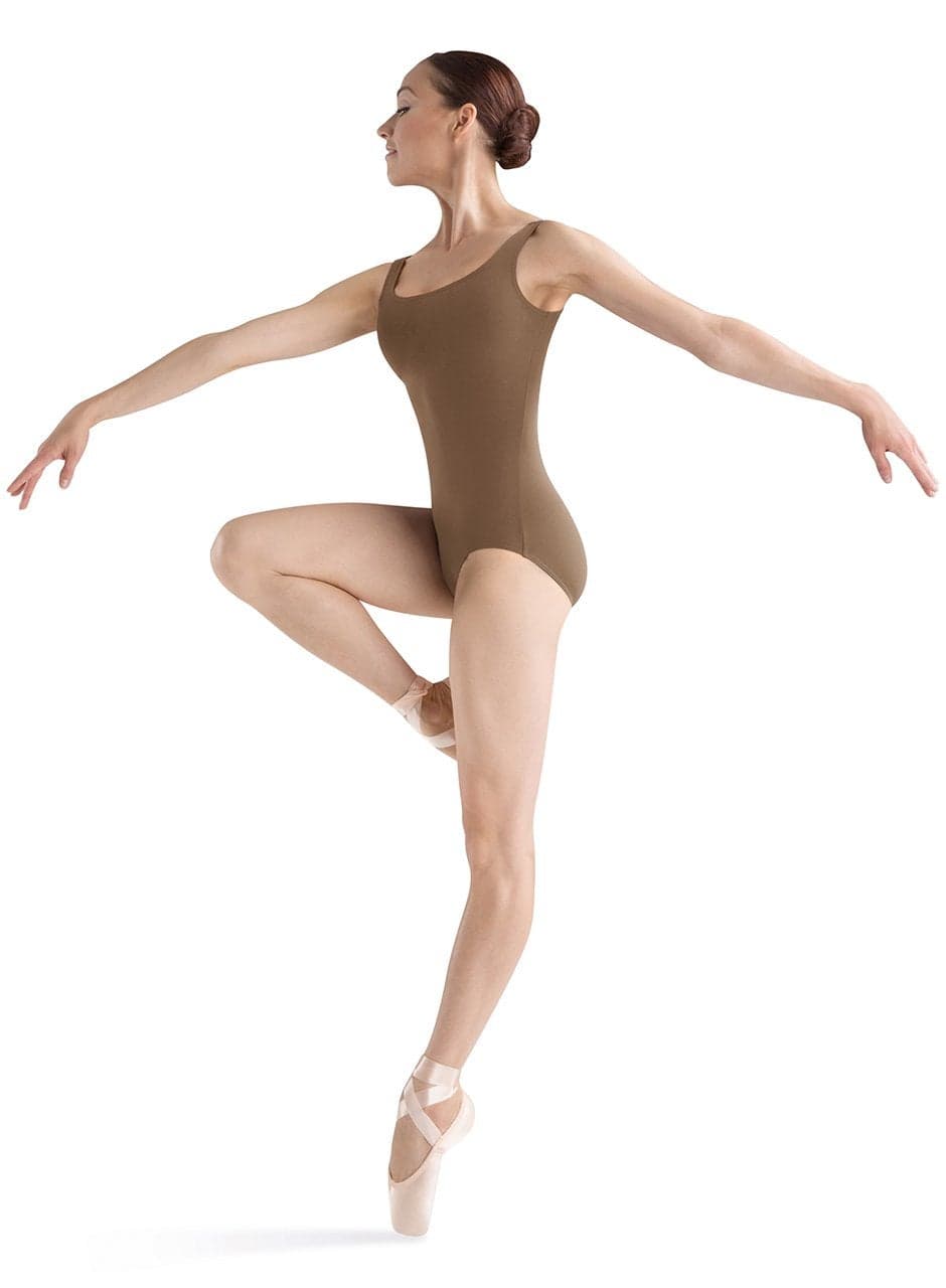 Bloch Dance Women's Faire Microlux Tank Leotard, Almond, Small