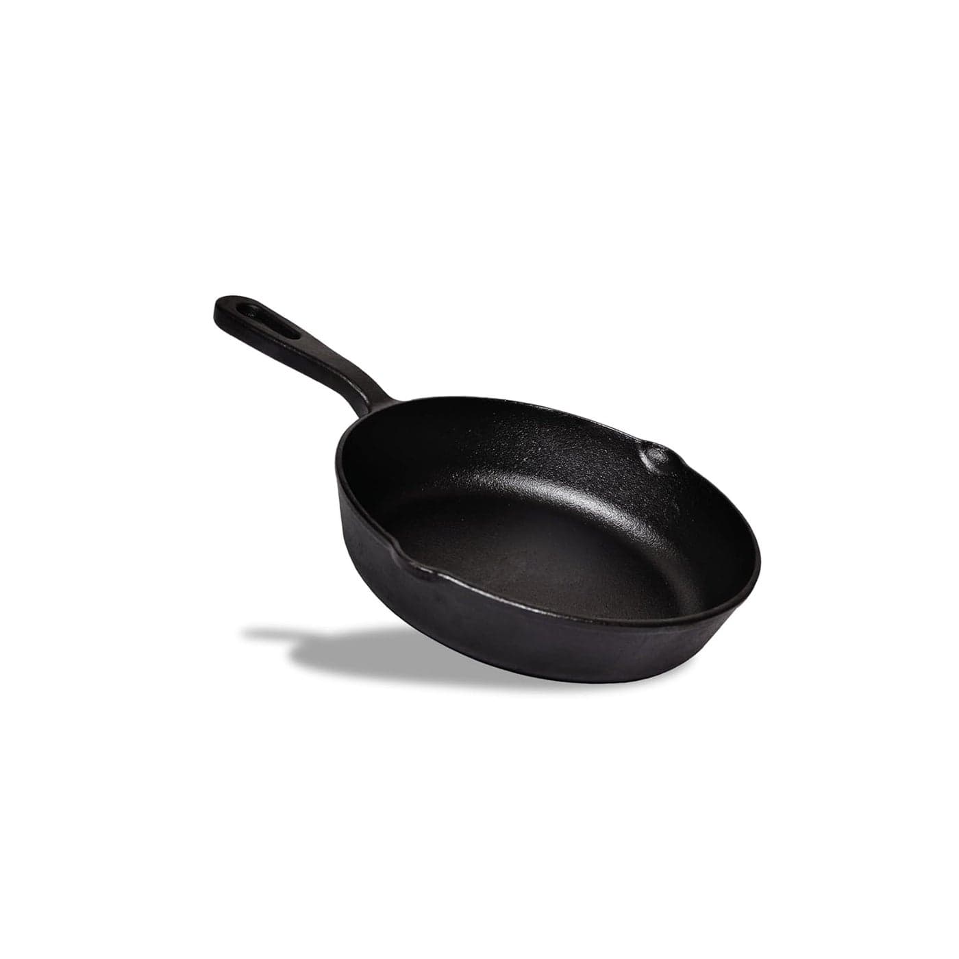 EMBASSY Cast Iron Skillet/Frying Pan, 8 Inches, Pre-Seasoned Cookware Made in India